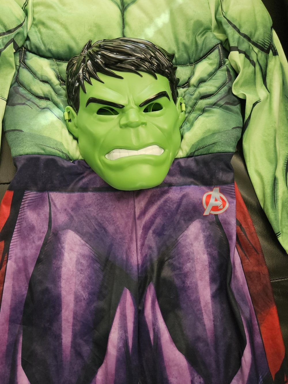 Marvel Hulk Kids Costume - Green & Purple Superhero Outfit